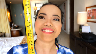 Super tiny Thai teen shows guy around