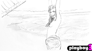 Hot petite MILF exposed stunning body