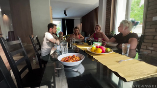 group wild lesbian fuck