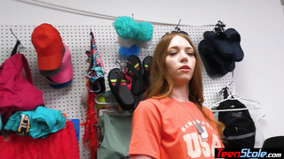 Teen thief agrees to fuck cops big cock