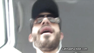 Hot Latina blows at an abandoned facility