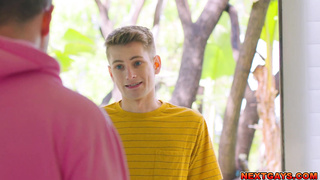 Raunchy podcaster Derek Kage meets fan Trevor Harris