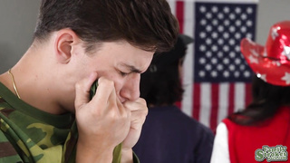 Miles and Parker fucked Khloe fast and hard