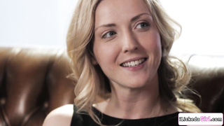 Lesbian couple having 3some with friend