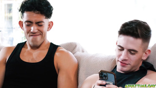 Trevor and Zeno Rey jacks off each other