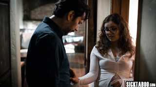 Hot and obedient student fucks a guy