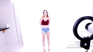 Striking teen sucks and get penetrated by big cock