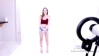 Striking teen sucks and get penetrated by big cock