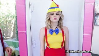 Grandpa trying out new petite bot