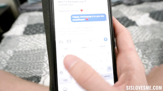 Fucking stepsis while phone sex with girlfriend