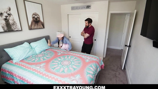 Tiny Neighbor Kimmy Kimm Takes a Massive Dildo