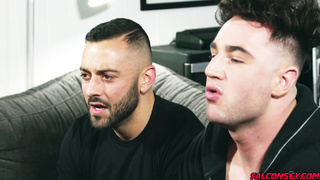 Drew Valentino and Michael Boston fuck till they cum