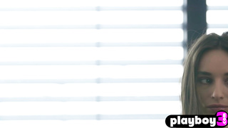 Petite big ass teen posing in lingerie