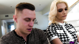 Stepson cant cum without her stepmom in sight