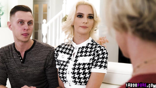 Stepson cant cum without her stepmom in sight