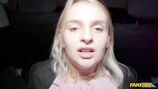 Big dick stretches big tits blonde