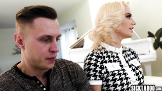 Stepmom motivated stepson while fucking