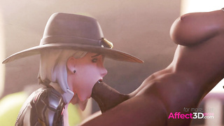 Anal sex animaiton with hot futanari game characters by Lewdhyl