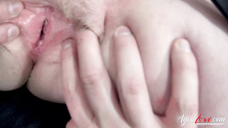 Horny Claire Knight during masturbating