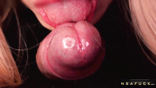 POV CLOSE UP Sensual Tongue MASSAGE your