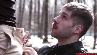 Kenzo Alvarez and Upton Sterling fuck outdoor