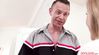 Plumber ass fucking clients stepdaughter