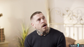 Guy has to fuck her wifes creampied cunt