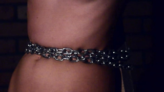 hairy Candy Red tightly bound to x-cross Part 1