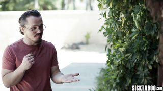 Creepy neighbor spied hot big ass MILF