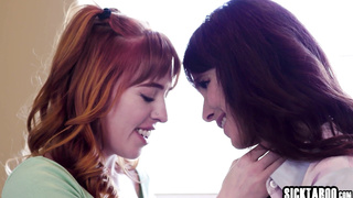 Big ass lesbian stepmom fucks wet teen
