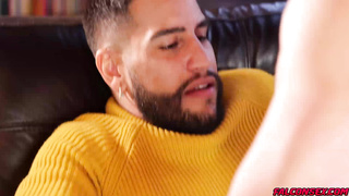 Brock Banks big cock goes inside Cole Connor wet ass