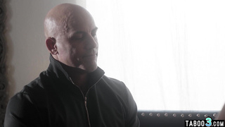 Stepdad protected blonde teens innocence