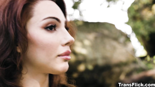 Siri Dahl deepthroats Ariel Demures cock