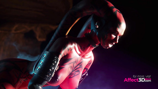 Mind blowing 3d animation with hot scifi babes by El Recondite