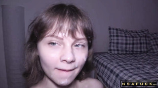 Cute Step Sis wants me to Cum on her Face