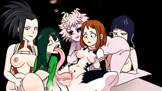 Lesbian teens and matures hentai