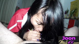 Naughty Asian teen loves sucking dick