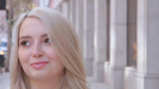 she finally has a reason to be gaped at work