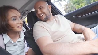 cute teen with nerdy glasses natalie porkman