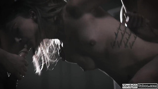 Bullies double penetrate a teen student