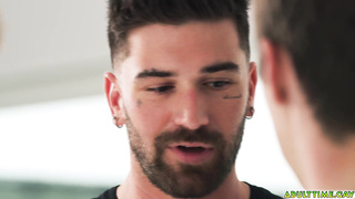 Chris fucks Harley Xavier and Adam Awbride