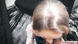 MILF stepmom keeping her stepson at home