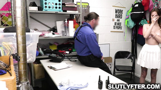 Melanie Marie does pervy officer a favor