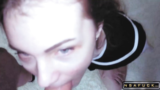 POV Blowjob from Russian Slutty Girlfrie