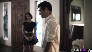 Stevie Moon letting Lucky Fate fuck her tight asshole