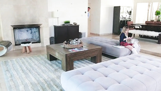 blue eyed student gets drilled by teacher