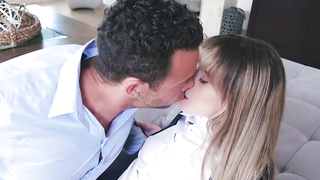 blue eyed student gets drilled by teacher