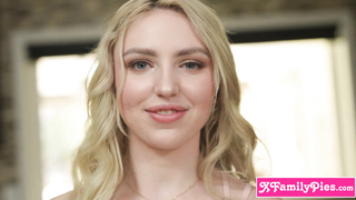 Teen stepsister Britt Blair loud moaning