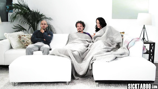 Naughty stepmom deepthroated by stepson