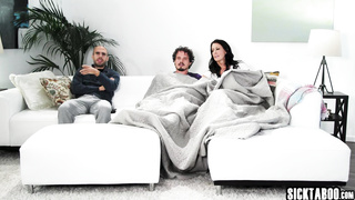 Naughty stepmom deepthroated by stepson